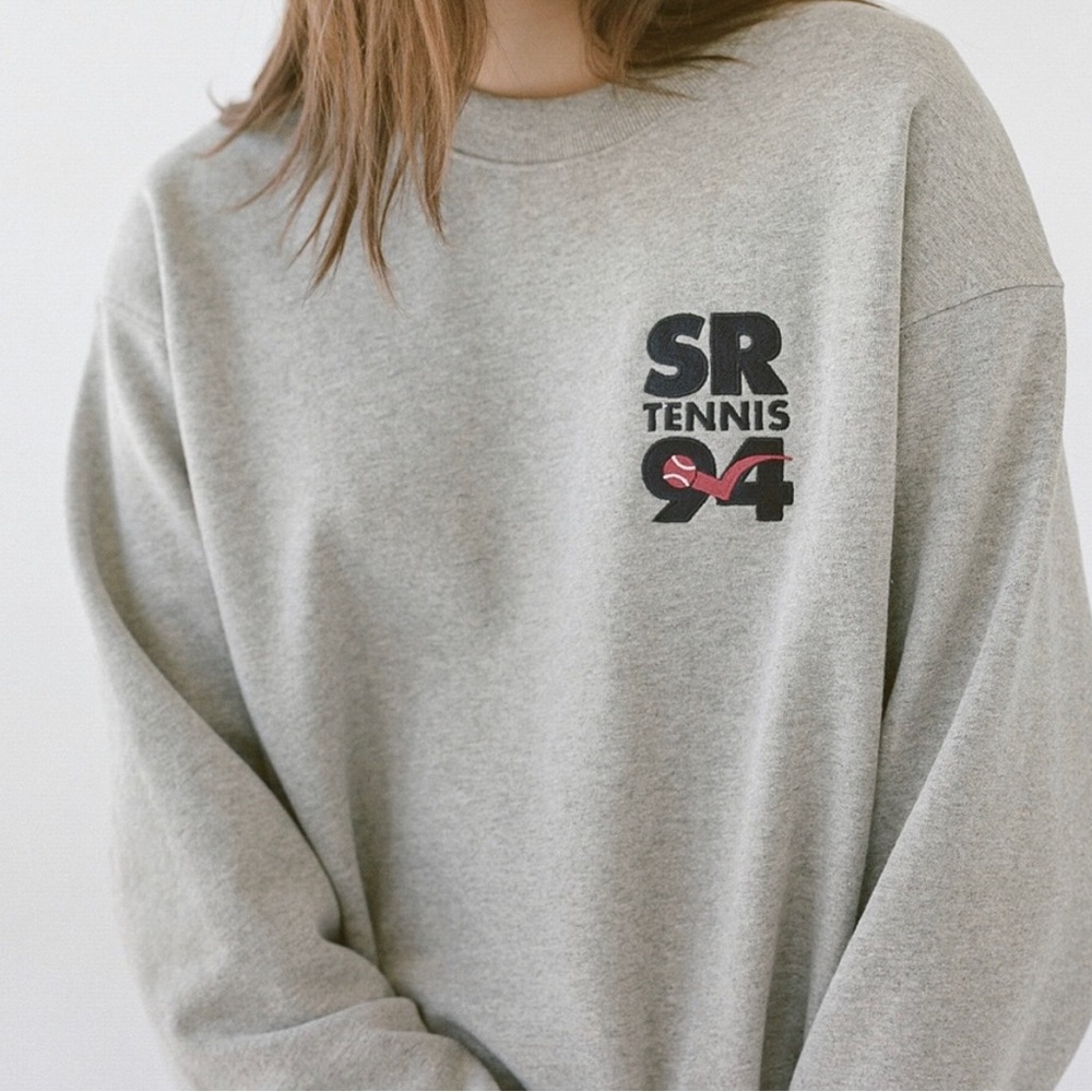 Sporty & Rich - Heather Gray Sweatshirt - Medium